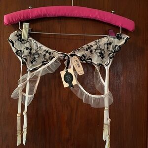 Victoria’s Secret lace garter belt
